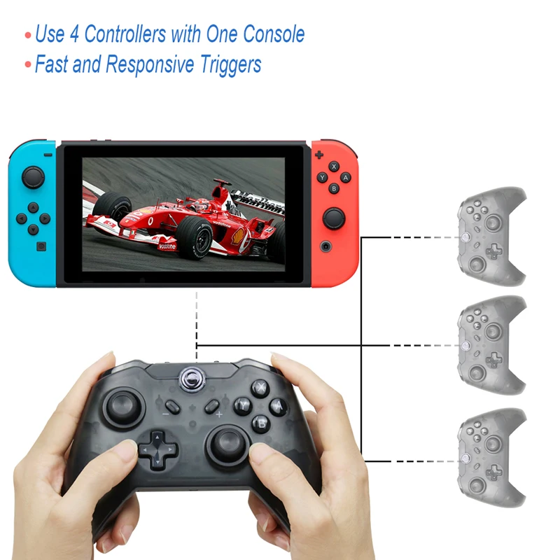 Bluetooth Wireless Pro Controller Remote Gamepad For Nintend Switch Pro Console For NS For PC Controle Joystick