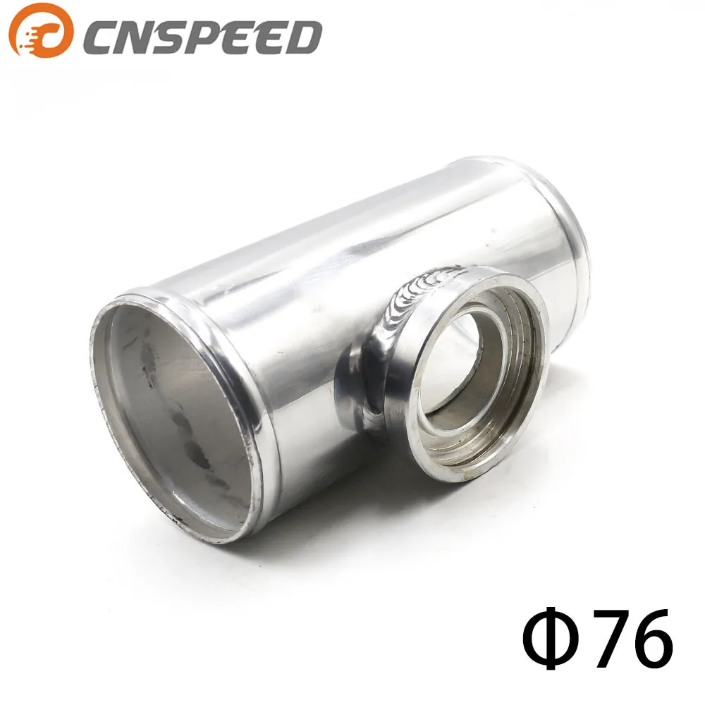 CNSPEED 76mm 3'' Turbo Aluminum Flange Pipe For SSQV/SQV BOV Blow Off
