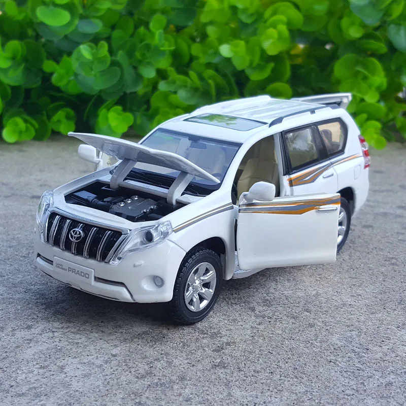 Точная имитация эксклюзивный Diecasts& Toy Vehicles: Украшения для автомобиля Shenghui TOYOTA Land Cruiser Prado SUV 1:32 литая под давлением модель автомобиля