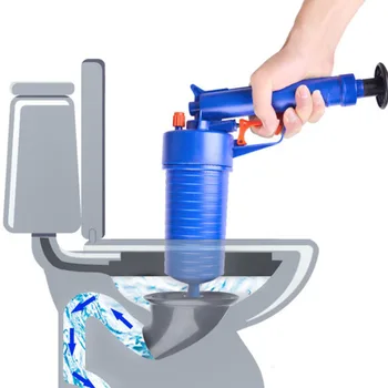 

Home High Pressure Air Drain Blaster Pump Plunger Sink Pipe Clog Remover Toilets Bathroom Kitchen Cleaner Kit