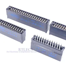 10 шт. золочение краевого разъёма карты Слот Разъем S-36M-2.54-5 S-40M-2.54-5 S-46M-2.54-5 S-62M-2.54-5 S-64M-2.54-5 шаг 2,54 мм DIP