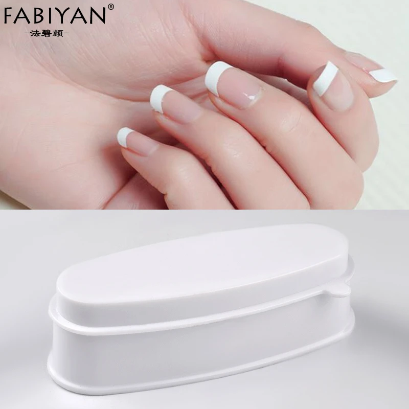 Nail Art Container Storage Box Case White Acrylic Powder French Guides Smile Line Sculpture Tips Dipping Moulding Tools Manicure Tools Manicure Powder Manicuremanicure Tools Aliexpress