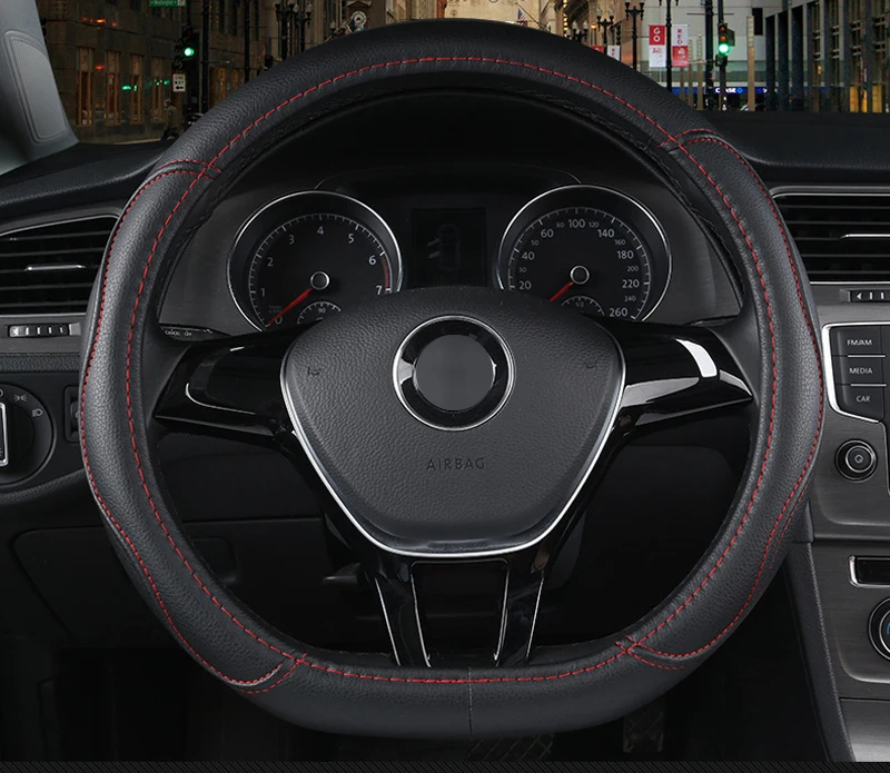 HuiER D форма Чехол рулевого колеса автомобиля из искусственной кожи для Nissan MAXIMA Nissan Leaf автомобильный Стайлинг Авто протектор