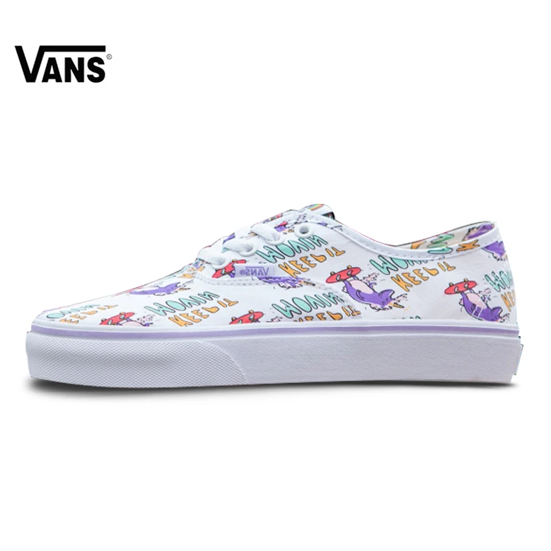 

Vans Low-Top Women's Old Skool Skateboarding Dinosaur Graffiti Shoes Sport Shoes Canvas Sneakers for women FS8654 35-39