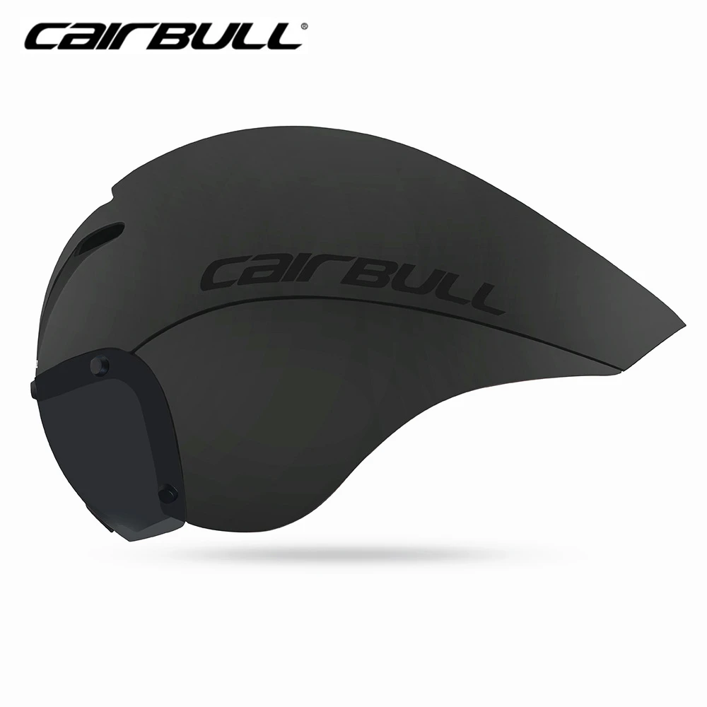 

HOT CAIRBULL VICTOR Bicycle Helmet Magnetic Goggles Road Bike Helmet Triathlon Time Trial Helmet Pneumatic TT Bicycle Helmet Cap