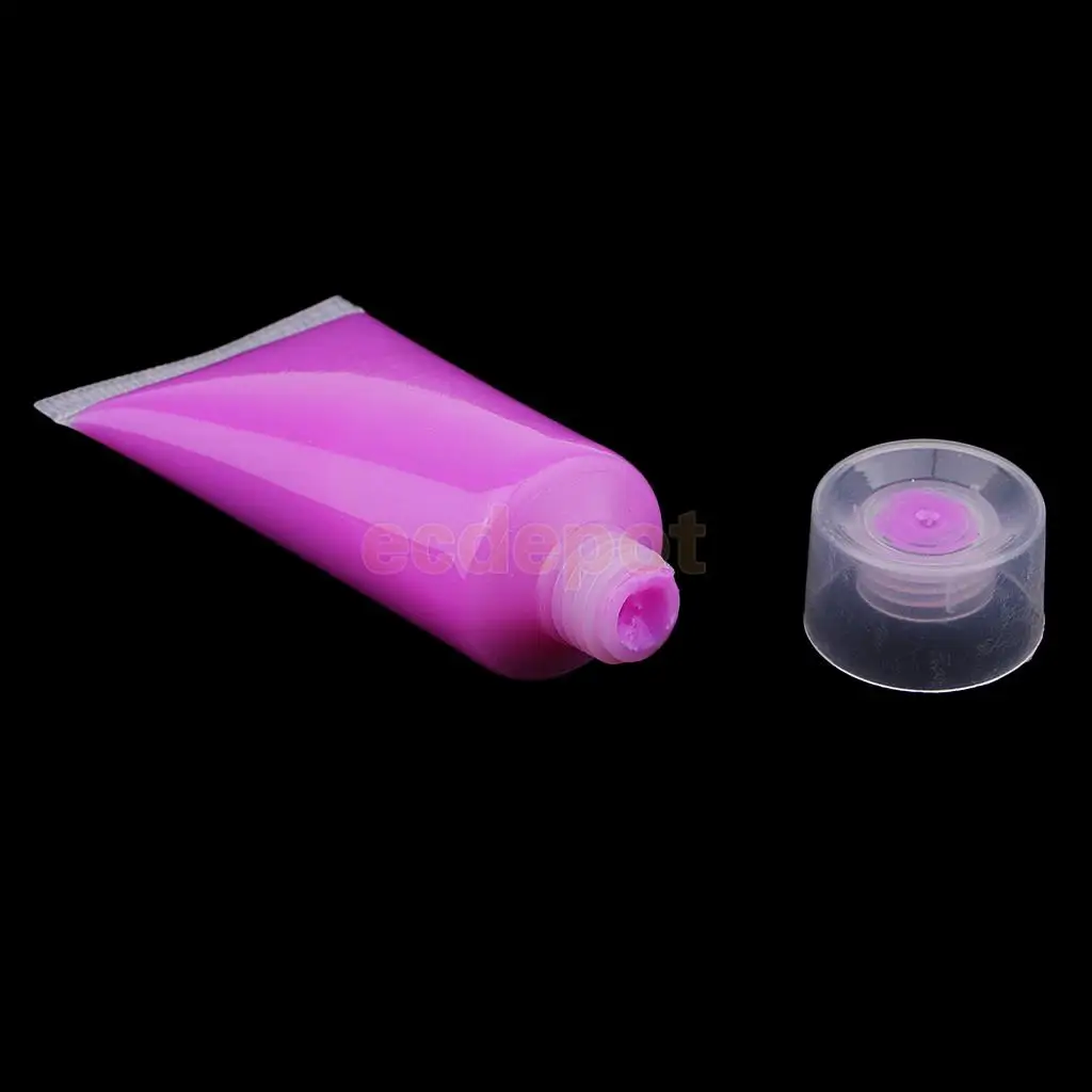 UV Glow Neon Fluorescent Face Body Fabric Paint Blacklight Kids Children Adults Halloween Costume Makeup Party Supplies