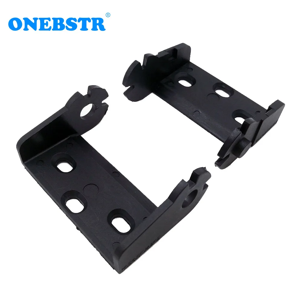 

JFLO 1 Pair of 18x50mm Semi Closed Inside Opening Drag Chain Fitting End Connectors Joints Plastic Towline Cable Wire Carrier
