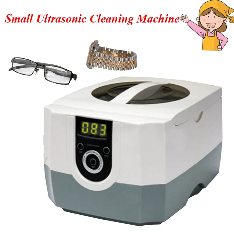 1pc 300KHz Popular Small Ultrasonic Cleaning Machine, Digital