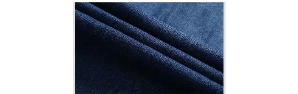 Винтажная рубашка с длинными рукавами, джинсы, стильные синие хлопковые рубашки 2019 S до 4XL большого размера Удобный джинсовый тонкий хлопок