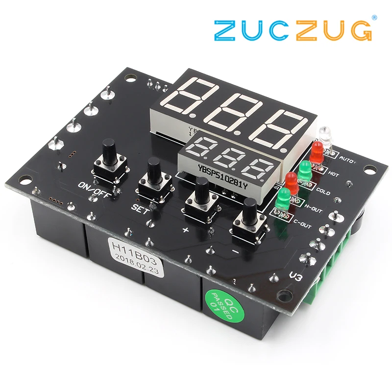 

Arsmundi TEC Semiconductor LED Display Thermostat Automatic Temperature Controller 6.5