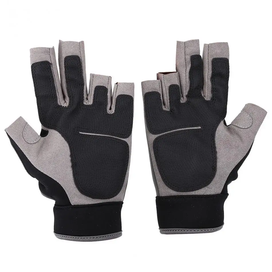 Buy 1 Pair Outdoor Breathable Fishing Gloves Anti Slip