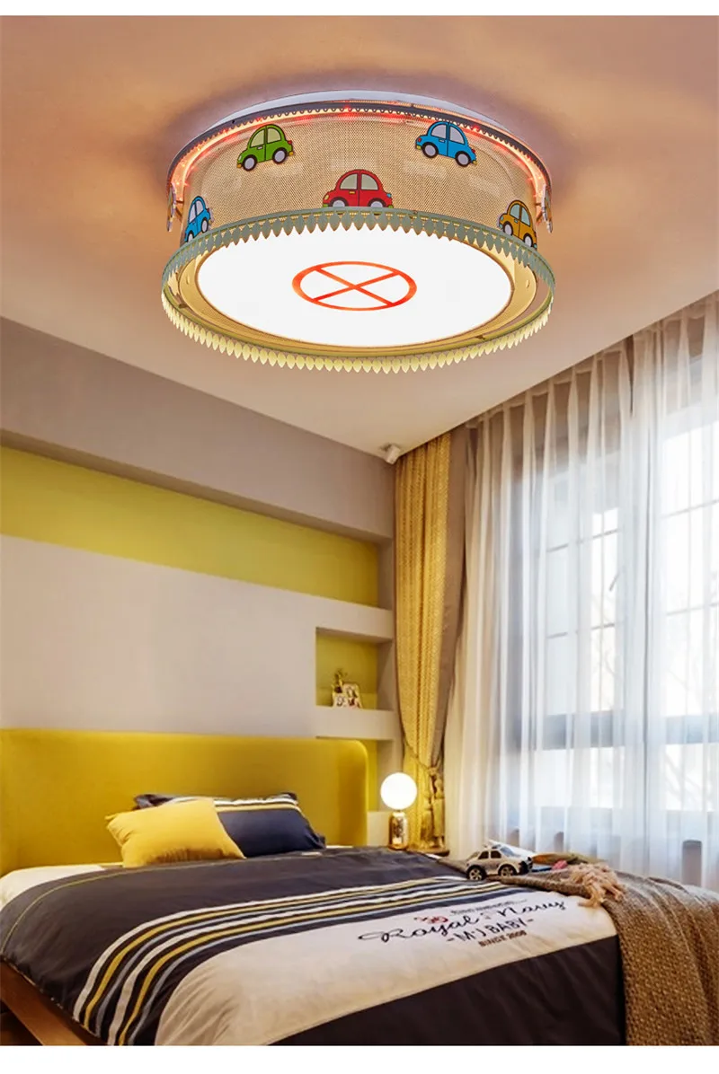 Quarto da Menina do Miúdo Proteção para os Olhos Luz de Teto do Carro Led para o Menino Arte Moderna Deco Criativo Lâmpadas Crianças Quarto Luz Berçário Lâmpada 6 High Quality Luzes e Iluminação