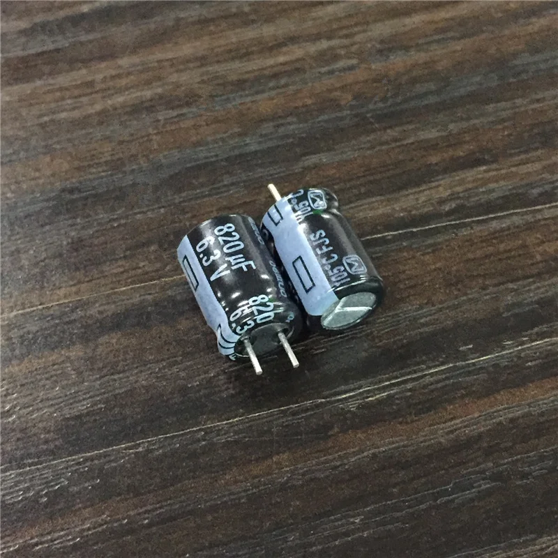

10pcs 820uF 6.3V FJS Series 8x11.5mm Low ESR 6.3V820uF Motherboard Capacitor