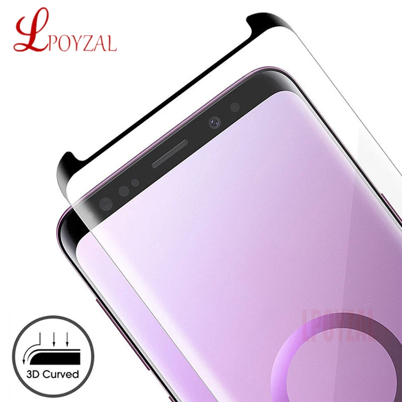 

3D HD Full Curved Screen Protector For Samsung Galaxy S10 S9 S8 Plus S7 Edge 9H Tempered Glass Film For Samsung Note 8 9 Glass