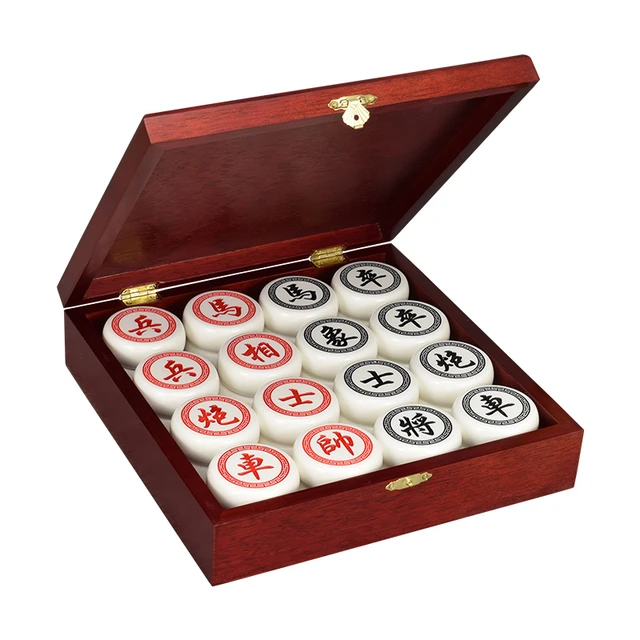 High-end Rosewood Chinese Chess Set Traditional Xiangqi Classic Board Game  with PU Wrapped Case for 2 Players - AliExpress