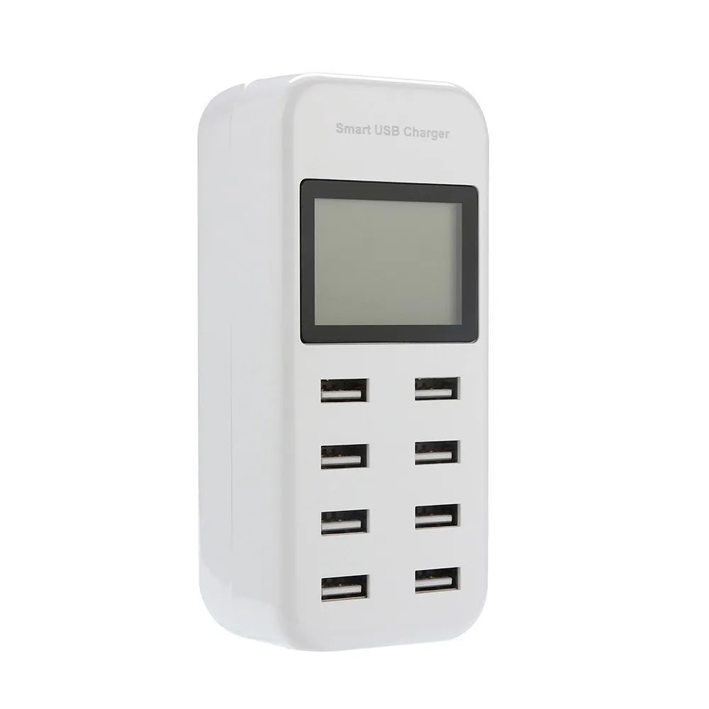 EPULA 8 портовый USB зарядное устройство Порт настольная зарядная станция с ЖК
