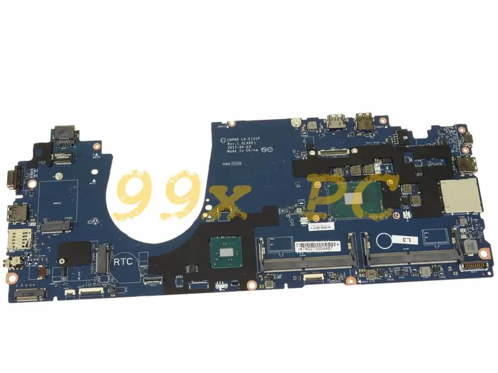 LAOKE для ноутбука DELL Latitude 5580 материнская плата W/I7-7820HQ процессор CN-08T986 08T986 8T986 CDP80 LA-E151P DDR4 тест ОК