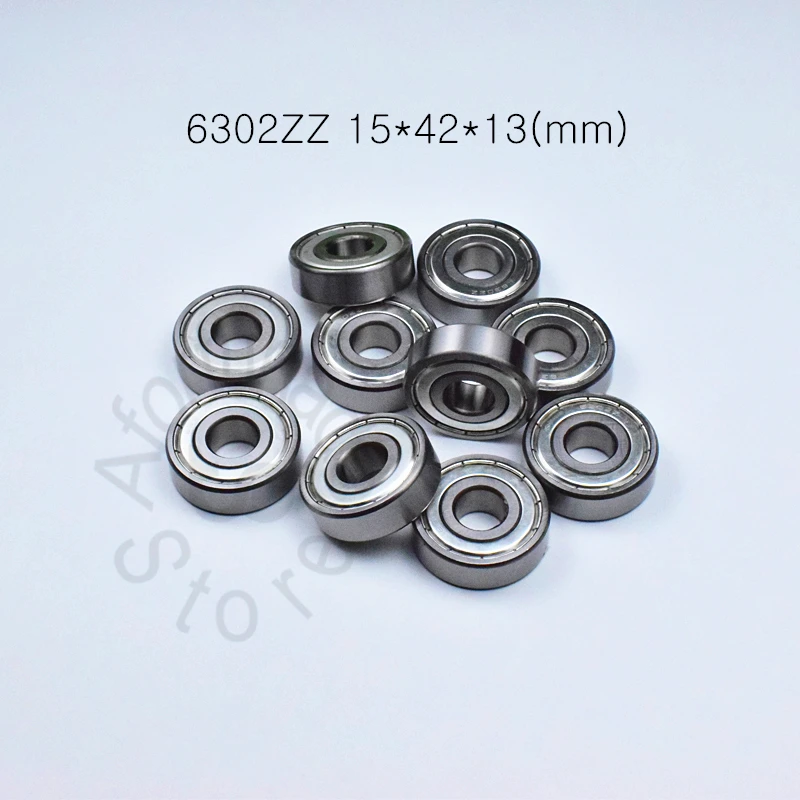 6302ZZ 15*42*13 (мм) 1 предмет бесплатная доставка подшипники ABEC-5 металлическое
