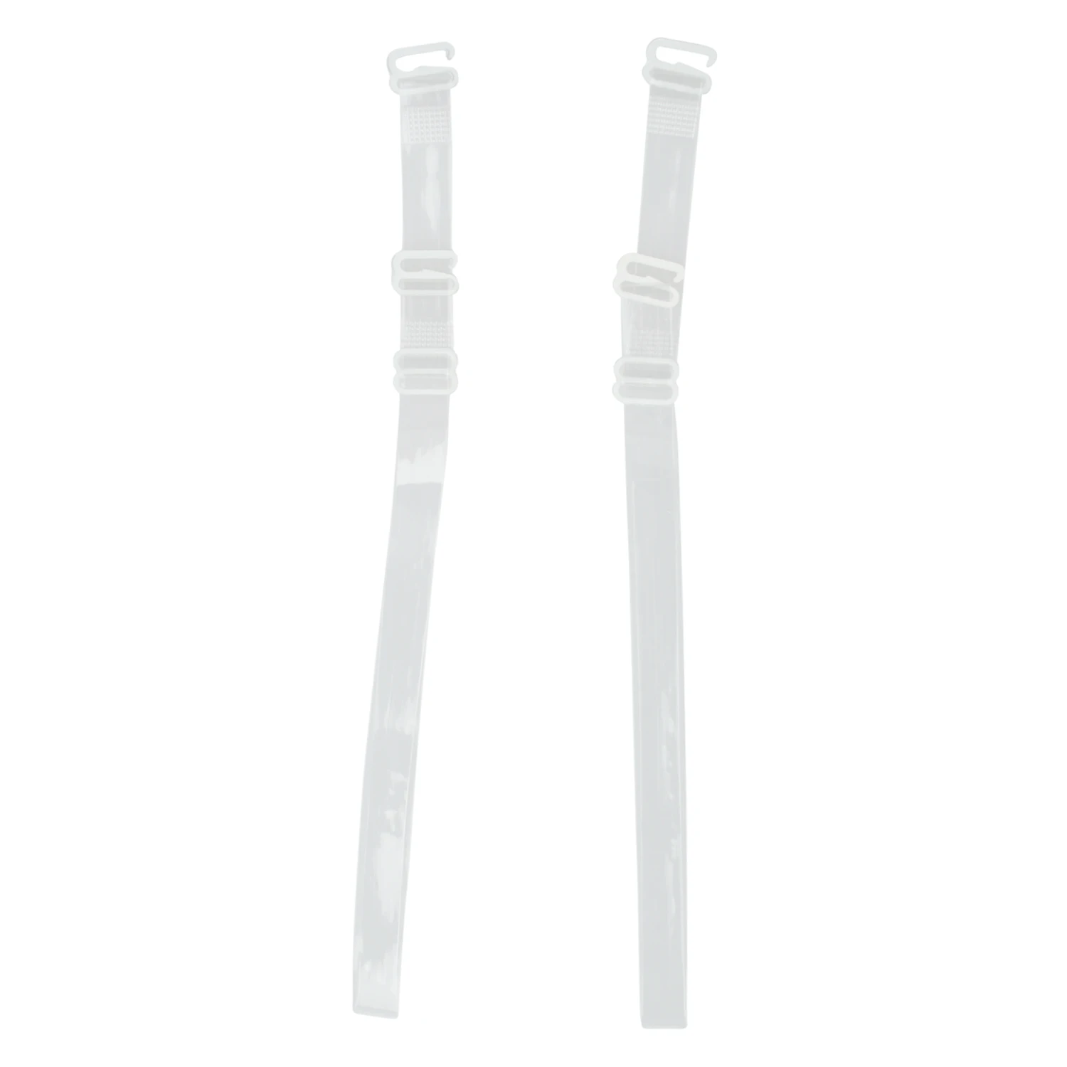 1 Pair Adjustable Invisible Transparent Clear Bra Straps 1.0cmin