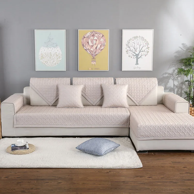 Elastic Knitting Sofa Cover Must Order If Is Corner Chaise Longue