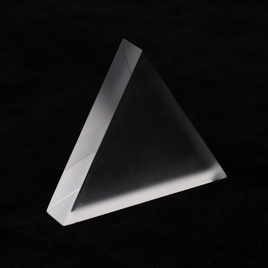 Acrylic Physical Triangular Optical Lens, Lab Equipment Experiment Tool