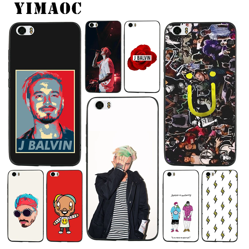 

YIMAOC J Balvin Hip Hop Soft Silicone Case for Xiaomi Redmi Note 9 Mi 8 Se 7 6 6A A1 A2 4X 4A 5A 5 MAX 3 MiA1 A2