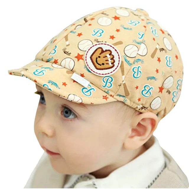 Cute Pattern Print infant Baby Boys Caps Baby Boy Girl Kid Toddler