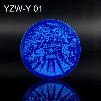 YZW-Y серии ногтей штамп штамповки пластины 20 стилей, из нержавеющей стали шаблоны для ногтей изображения пластины инструмент Аксессуары - Цвет: Y01