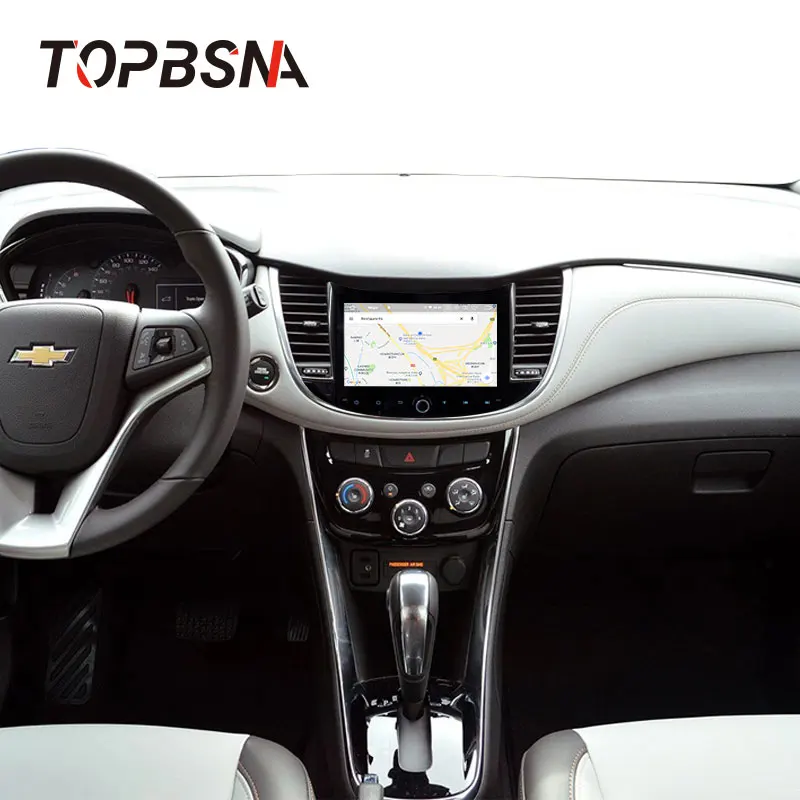 Top TOPBSNA Android 9.0 Car DVD Player for CHEVROLET TRAX 2017 GPS Navigation multimedia Player 1 Din Car Radio Stereo Headunit RDS 5