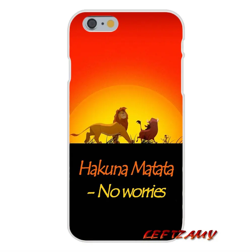 Для Huawei P Smart Mate Honor 7A 7C 8C 8X 9 P10 P20 Lite Pro Plus Hakuna Matata Lion King аксессуары чехлы для