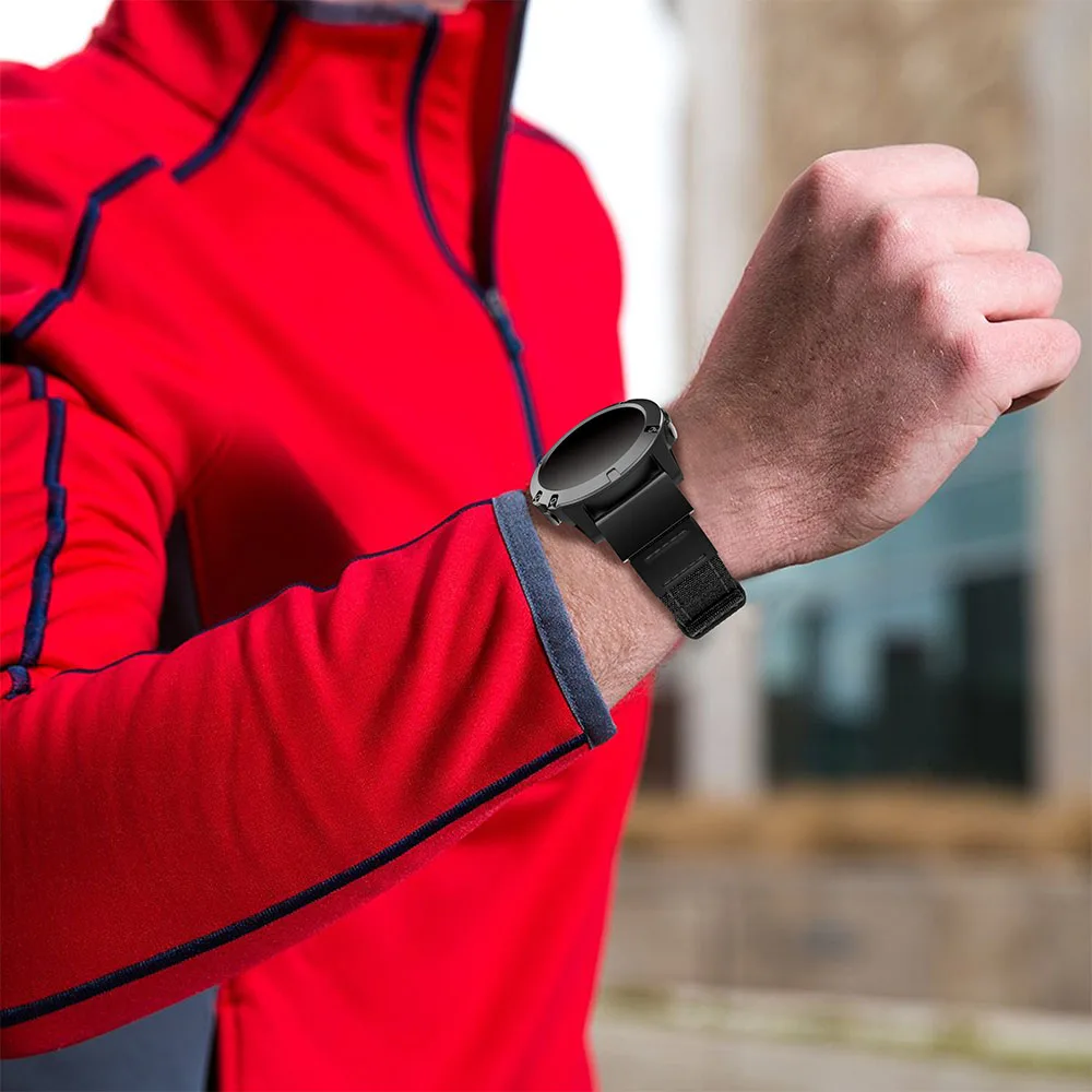 Ремешок нейлоновый для наручных часов Garmin Fenix 5X 5 3 3HR D2 S60 GPS Forerunner 935 26 мм 22