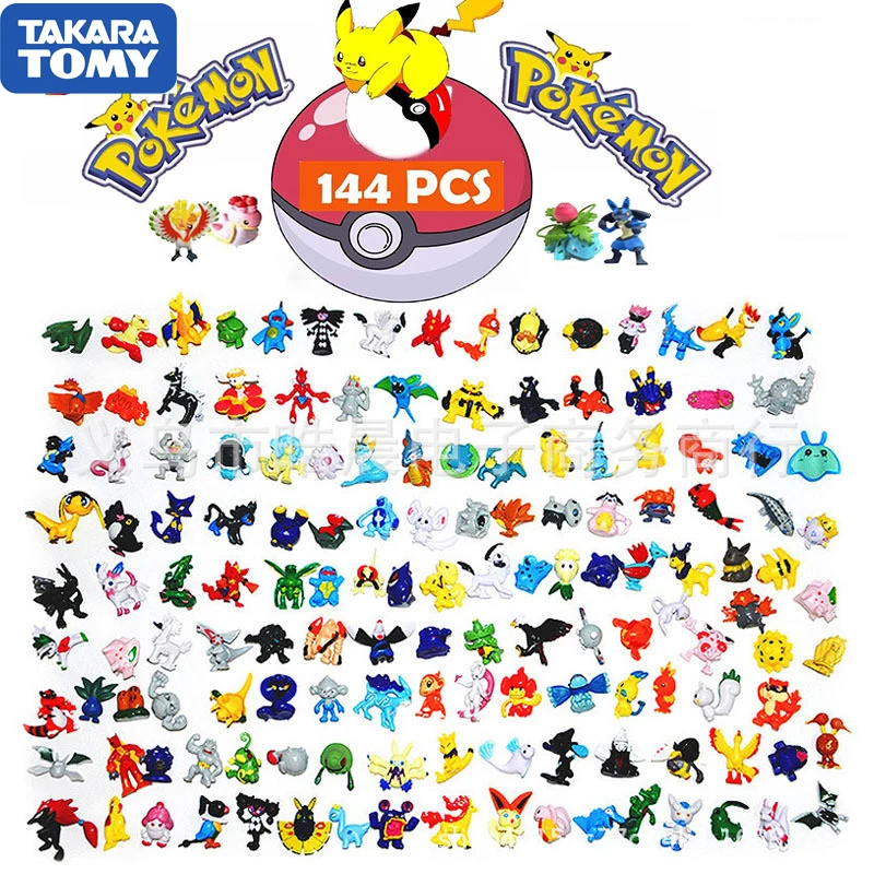 2 5 см 3 Takara Tomy Покемон Пикачу 192 разных стилей 24 шт./упак. Новая коллекция кукол
