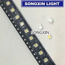 230 шт. люмен светодиодный подсветка 1 Вт 3 в 3535 3537 холодный белый ЖК-подсветка для ТВ приложения A129CECEBP18A-2092 4jiao