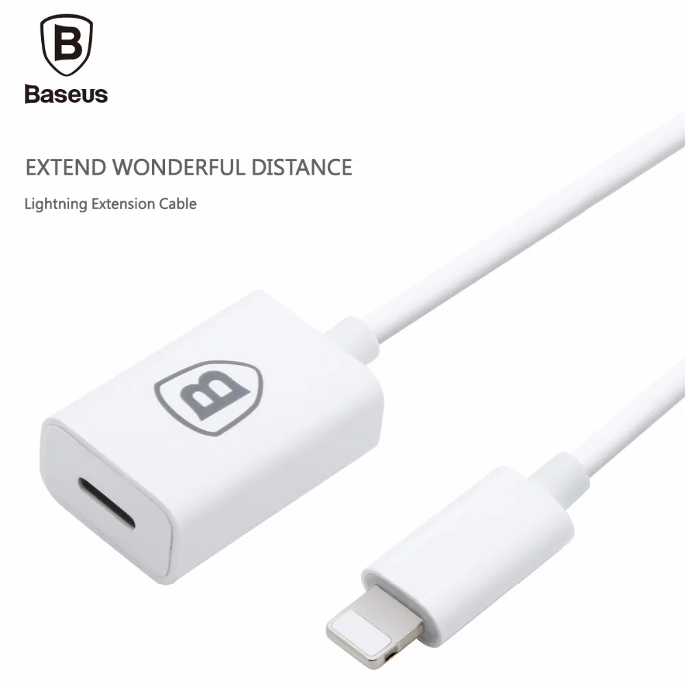 Baseus 8pin Male To Female Extender Adapter Charger Extension Cable For Iphone 6 6s 5 5s Se Ipad Ipod Lighting Cable Cable For Lighting Cablecables For Charger Aliexpress