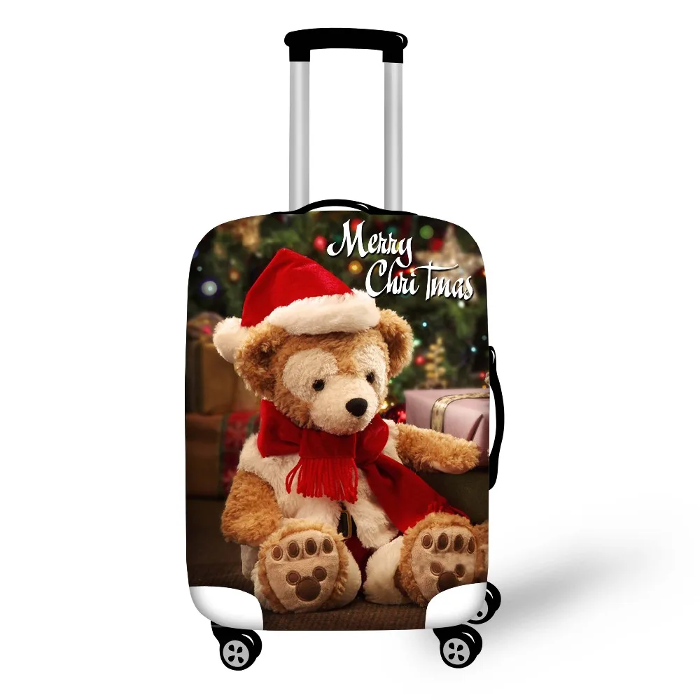 

FORUDESIGNS Newest Christmas Gift Suitcase Protective Trunk Cover Case Elastic Travel Luggage Cover Stretch Trolley Dust cover