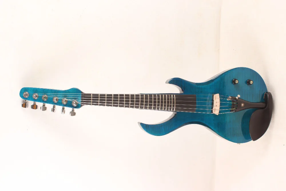 

6 String Electric Violin New 4/4 Flame guitar shape Solid wood Powerful Sound fret 6-7#