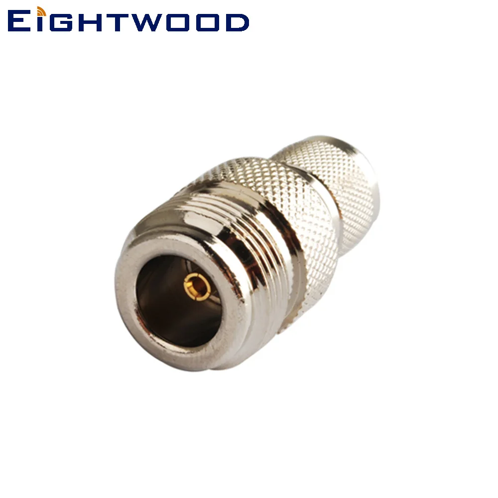 Eightwood 5 шт Mini-UHF к N Автомобильная радиоантенна RF адаптер штекер разъем Женский