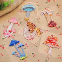 Buy AHYONNIEX 1 Piece Iron On Embroidery Patches Small Mushroom Patches For Baby Clothing Applique Patch Clothes Cute Stickers Online - Image 2