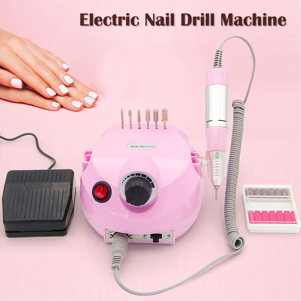 

LKE 30000 RPM Professional Electric Manicure Machine Nail Gel for Manicure Machine with Cutter Nail Drill Art Polisher Nail Tool