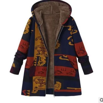 Style Éclair grey 2019 Imprimer Blue Femelle Capuche Femme Taille D'hiver Fermeture Longues Confortable À Parkas Grande Large Chaud Manches yellow Manteau taille tIwqqH7Rr