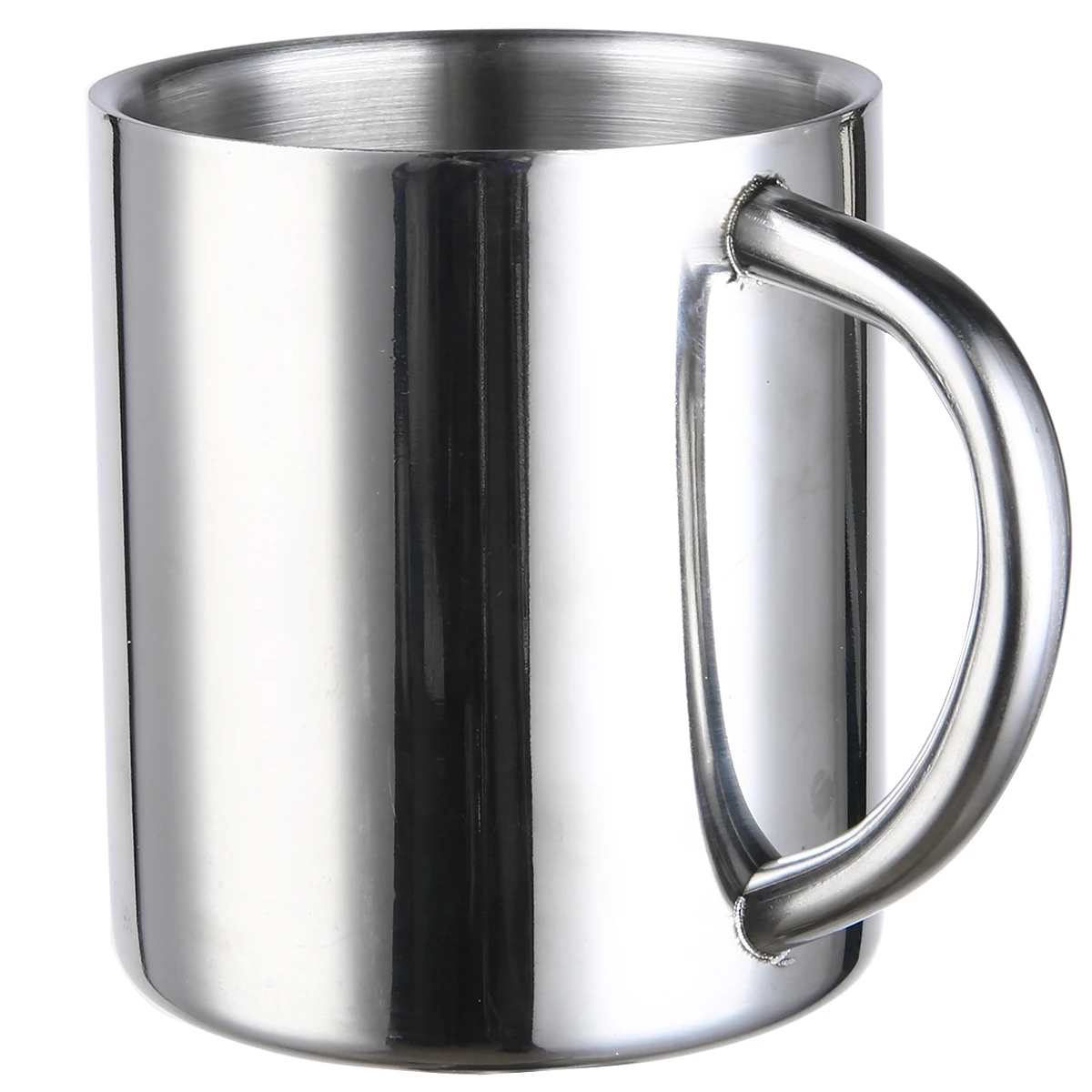 

200ml Portable Stainless Steel Coffee Mug Cup Student Double Wall Coffee Tea Cup Multi Useful Home Office Travel Water Milk Mug
