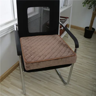 Повышенное утолщение подушки сиденья студент подушки круг подушка для сидения из пенополистирола - Цвет: coffee square