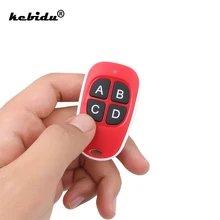 Kebidu дистанционного Управление 433 МГц электрическое клонирование 4 канала с копированием кода двери ворот открывания Гаражных дверей ключ RF 433 копировальный аппарат mhz