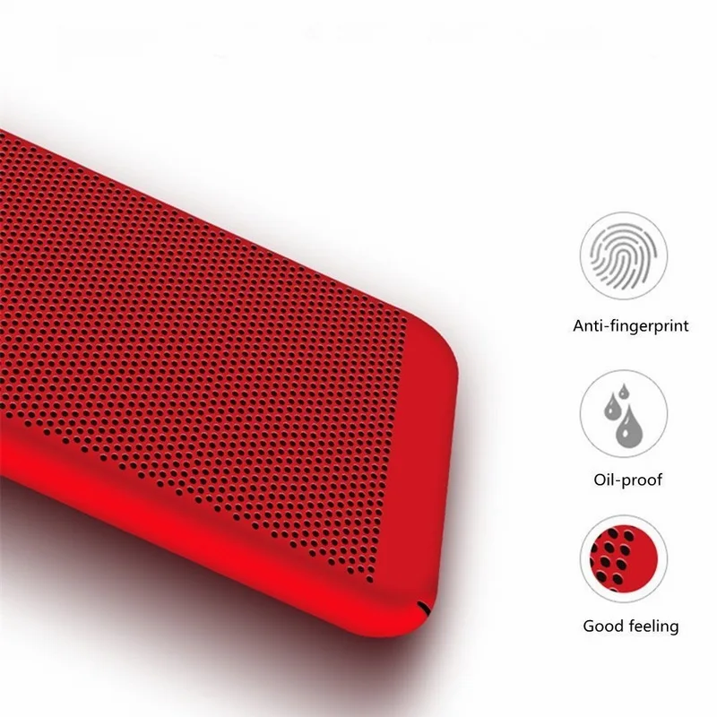 Ascromy For iPhone X Case Breathing Hard PC Heat Dissipation Cover for iPhone 8 Plus 7 6 S 6S 5 5S SE 10 7plus Coque Accessories (2)