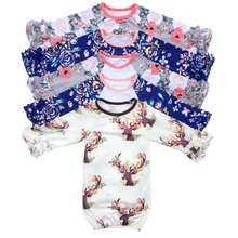 infant girls floral pajamababy christmas romperfirst halloweenbaby girl coming home
