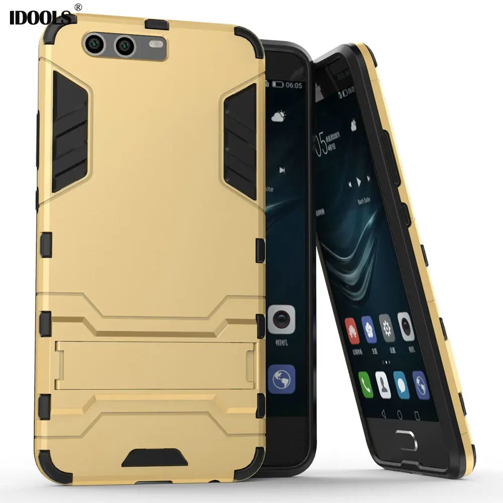 

Case For Huawei P10 Plus VKYAL00 Luxury Silicon Plastic IDOOLS Dirt Resistant Armor Cover Phone Cases for Huawei P10 VTRAL00