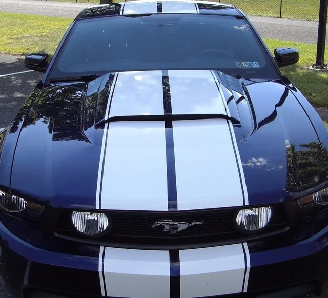 Us 25 79 14 Off For Ford Mustang Gt Vinyl Decal Graphics Stickers Vehicle Door Racing Stripe Kit Car Styling For Hood Roof Truck In Car Stickers