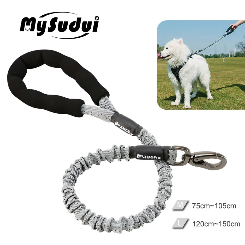 

MySudui Bungee Dog Retractable Leash Medium Large Dog Leads Pet Leashes Elastic Dog Pet Leash Running For Big Dogs Smycz Dla Psa