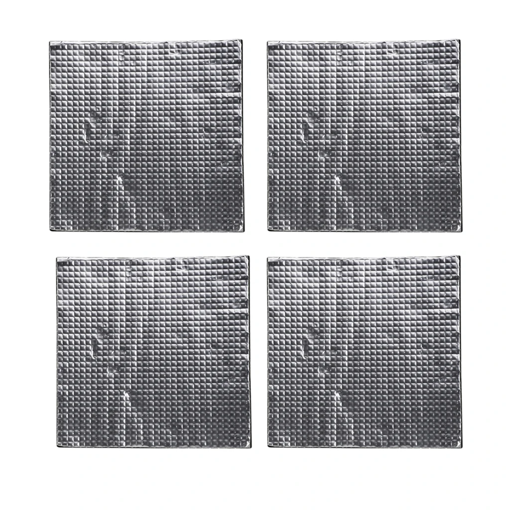 4xHeat Bed Insulation Cotton Foil Self-Adhesive Hotbed Thermal Pad 300*300mm