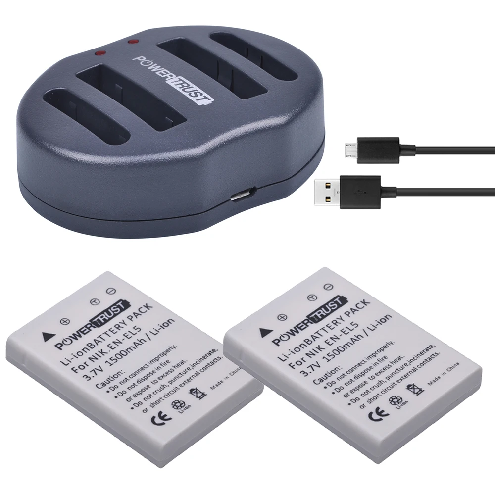 2Pcs 3.7V EN-EL5 ENEL5 Camera Battery + Dual USB Charger for NIKON Coolpix P530 P520 P510 P100 P500 P5000 P5100 P6000 3700 4200
2Pcs 3.7V EN-EL5 ENEL5 Camera Battery + Dual USB Charger for NIKON Coolpix P530 P520 P510 P100 P500 P5000 P5100 P6000 3700 4200